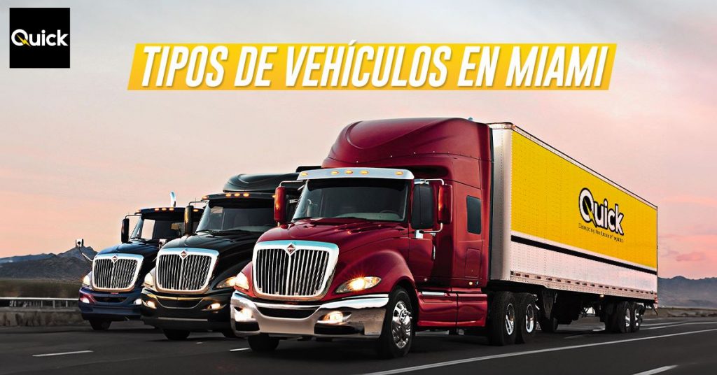 Types of vehicles in logistics in Miami