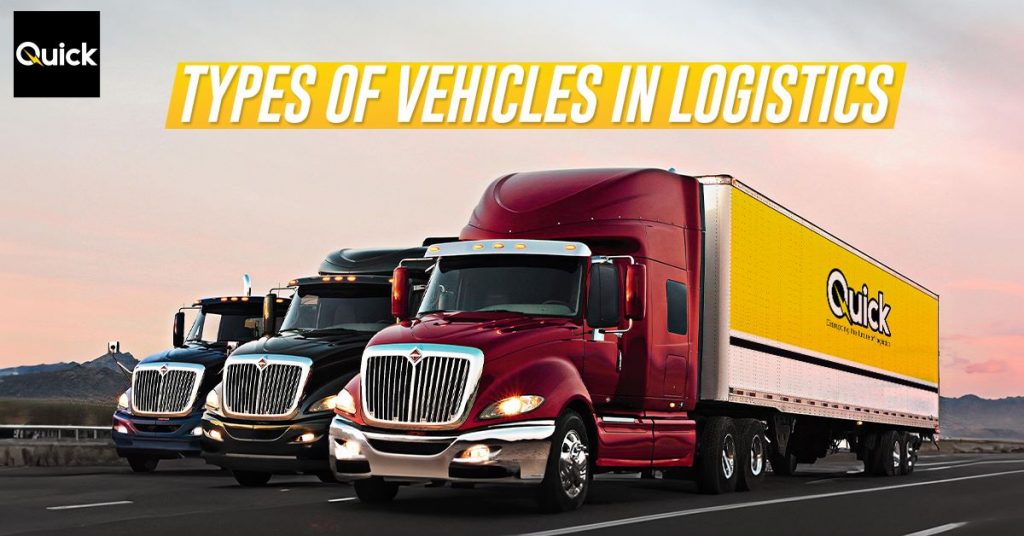Types of vehicles in logistics